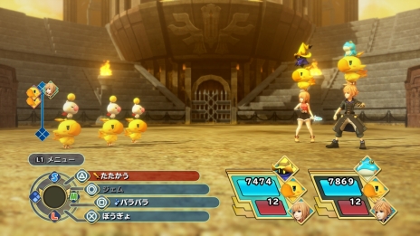 画像ギャラリー No.029のサムネイル画像 / 「WORLD OF FINAL FANTASY」にFF13のスノウとシヴァ，FF4のリディア，FF7のティファが登場。ココロクエストや闘技場，ステージやミラージュの新情報も