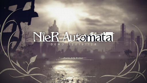 画像ギャラリー No.001のサムネイル画像 / 本日配信が開始された「NieR:Automata」の体験版プレイレポート。プラチナゲームズが構築した新たな「ニーア」のバトルアクションを堪能しよう