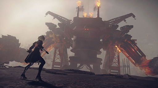 画像ギャラリー No.002のサムネイル画像 / 本日配信が開始された「NieR:Automata」の体験版プレイレポート。プラチナゲームズが構築した新たな「ニーア」のバトルアクションを堪能しよう