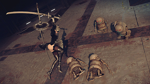 画像ギャラリー No.012のサムネイル画像 / 本日配信が開始された「NieR:Automata」の体験版プレイレポート。プラチナゲームズが構築した新たな「ニーア」のバトルアクションを堪能しよう