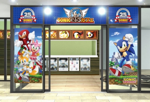 画像ギャラリー No.002のサムネイル画像 / 「ソニック25周年カフェ」の再オープンが決定。東京スカイツリータウンで2017年1月5日から