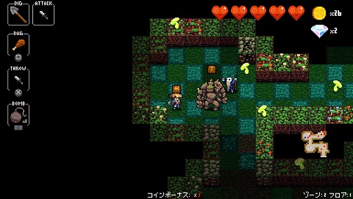 画像ギャラリー No.016のサムネイル画像 / ローグライクとリズムゲームが融合した「クリプト・オブ・ネクロダンサー」。手軽なPS Vita版でその魅力を再発見！