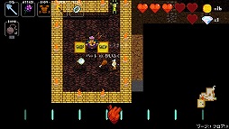 画像ギャラリー No.035のサムネイル画像 / ローグライクとリズムゲームが融合した「クリプト・オブ・ネクロダンサー」。手軽なPS Vita版でその魅力を再発見！