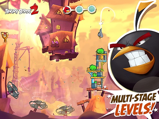 画像ギャラリー No.003のサムネイル画像 / 「Angry Birds 2」が基本プレイ無料で登場。大ヒットスマホアプリ「Angry Birds」シリーズの最新作には垂直に落ちる“シルバー”などが追加