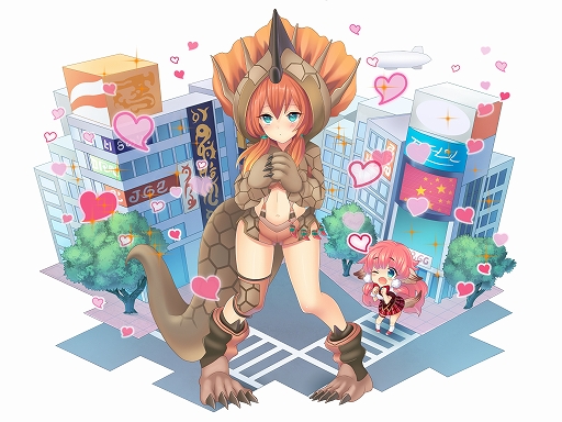 画像ギャラリー No.003のサムネイル画像 / 「モン娘☆は〜れむ」,アニメ「怪獣娘〜ウルトラ怪獣擬人化計画〜」とのコラボイベントが開催