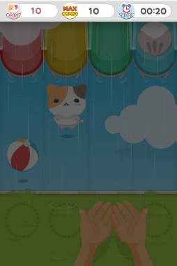 画像ギャラリー No.008のサムネイル画像 / 可愛い猫をキャッチする「うけねこ!」のAndroid版が配信に