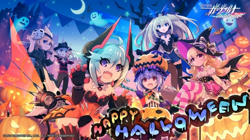 画像ギャラリー No.005のサムネイル画像 / 「蒼き雷霆 ガンヴォルト」，ハロウィンデザインの壁紙が配信。Steamではセールを実施中