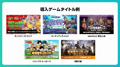 画像ギャラリー No.001のサムネイル画像 / 「Mirrativ」,コミュニティ施策の導入ゲームタイトル数が月間65タイトルに増加