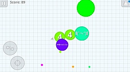 画像ギャラリー No.005のサムネイル画像 / ほかのプレイヤーを襲って巨大細胞を目指せ！　スマホ向けアクションゲーム「Agar.io」を紹介する「（ほぼ）日刊スマホゲーム通信」第930回