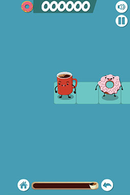 画像ギャラリー No.001のサムネイル画像 / 「コーヒードーナツパズル」,かんたんゲームでサービスが開始に