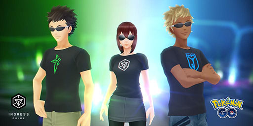 画像ギャラリー No.001のサムネイル画像 / 「Ingress Prime」の配信を記念したTシャツが「ポケモンGO」に追加。色違いのポニータとカラカラも登場