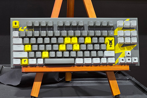 画像ギャラリー No.003のサムネイル画像 / 東プレのキーボード「REALFORCE」にピカチュウを描いたコラボモデルが登場。2026年12月下旬予約開始［TGS2026］