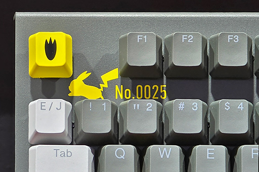 画像ギャラリー No.004のサムネイル画像 / 東プレのキーボード「REALFORCE」にピカチュウを描いたコラボモデルが登場。2026年12月下旬予約開始［TGS2026］