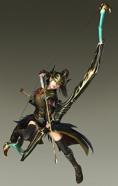 画像ギャラリー No.003のサムネイル画像 / 「討鬼伝2」に登場する武器「弓」を紹介する動画が公開。一矢射ちと番え射ちを使い分けることで,大小あらゆる鬼に対応可能