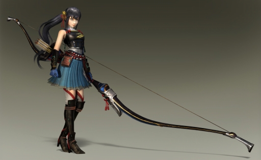画像ギャラリー No.004のサムネイル画像 / 「討鬼伝2」に登場する武器「弓」を紹介する動画が公開。一矢射ちと番え射ちを使い分けることで,大小あらゆる鬼に対応可能