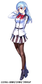 画像ギャラリー No.001のサムネイル画像 / 「ラグナストライクエンジェルズ」,那波ナギサ(CV:佐倉綾音)の情報が公開に。クールに見えるが素は純粋無垢な女の子