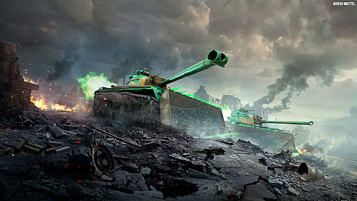 画像ギャラリー No.001のサムネイル画像 / PS4/Xbox One版「World of Tanks」,モンスター車輌を使用できるハロウィーンモードが開催中