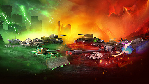 画像ギャラリー No.006のサムネイル画像 / PS4/Xbox One版「World of Tanks」,モンスター車輌を使用できるハロウィーンモードが開催中