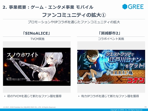画像ギャラリー No.012のサムネイル画像 / 「アナザーエデン」のガチャ問題に対するグリーの見解も示された，同社の2019年第1四半期の決算説明会をレポート