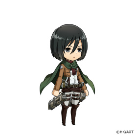 画像ギャラリー No.003のサムネイル画像 / 「あっきのじかん」でアニメ「進撃の巨人」とのコラボがスタート。“ミカサ”のオリジナルシナリオクエストも楽しめる