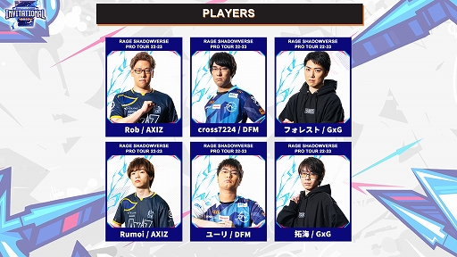 画像ギャラリー No.003のサムネイル画像 / 「シャドウバース」,年間最強王者決定戦“Shadowverse Invitational 2023”の出場選手全24名が決定