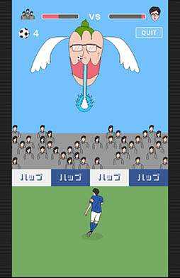 画像ギャラリー No.008のサムネイル画像 / フリーキックで怪獣達を撃退せよ。サッカー風ゲーム「副キャプテン」を紹介する「(ほぼ)日刊スマホゲーム通信」第963回