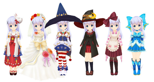 画像ギャラリー No.003のサムネイル画像 / 「ポプスト」にて「ご注文はうさぎですか??」コラボが開催決定