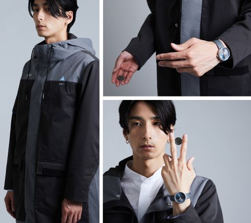 画像ギャラリー No.004のサムネイル画像 / 「Detroit: Become Human」，主人公の1人「コナー」をモチーフにした腕時計，アウター，バッグ，財布が発売決定。予約受付を開始