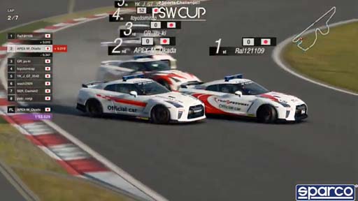 画像ギャラリー No.003のサムネイル画像 / オンラインレース「eSports Challenge!! FSW CUP」第3戦レース結果速報。第4戦参加者募集は11月10日から