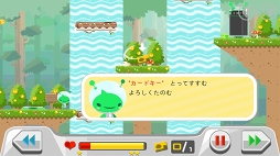 画像ギャラリー No.004のサムネイル画像 / 「イムタ　アンゼンニ　ミチビク」。貧弱だけど憎めない宇宙人を救う「Time Adventure」を紹介する「（ほぼ）日刊スマホゲーム通信」第971回