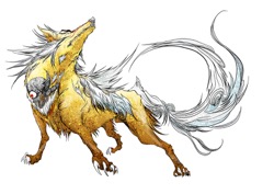 画像ギャラリー No.003のサムネイル画像 / 「GOD WARS 〜時をこえて〜」,竹安佐和記氏がモンスター「大神」を描く動画やTGS 2016のライブペインティング着色版を公開