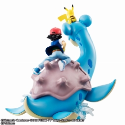 画像ギャラリー No.006のサムネイル画像 / アニメ「ポケモン」から，サトシとピカチュウを乗せたラプラスが立体化