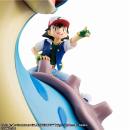 画像ギャラリー No.007のサムネイル画像 / アニメ「ポケモン」から，サトシとピカチュウを乗せたラプラスが立体化