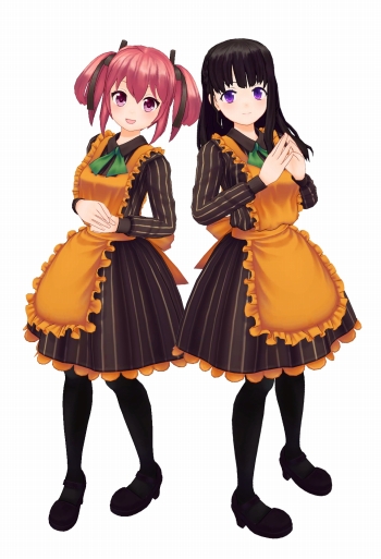 画像ギャラリー No.004のサムネイル画像 / 「天衣創聖ストライクガールズ」&「絢爛乙女ガールズストライカー」にハロウィン限定の降臨クエストが登場