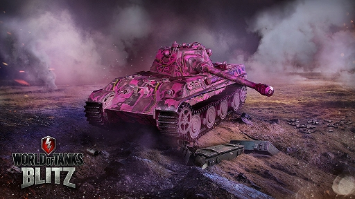 画像ギャラリー No.001のサムネイル画像 / 「World of Tanks Blitz」,期間限定でピンク色の迷彩が登場