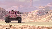 画像ギャラリー No.004のサムネイル画像 / 「World of Tanks Blitz」,期間限定でピンク色の迷彩が登場