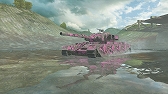 画像ギャラリー No.009のサムネイル画像 / 「World of Tanks Blitz」,期間限定でピンク色の迷彩が登場