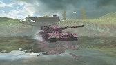 画像ギャラリー No.010のサムネイル画像 / 「World of Tanks Blitz」,期間限定でピンク色の迷彩が登場