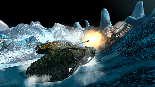 画像ギャラリー No.003のサムネイル画像 / 「World of Tanks Blitz」,低重力下での戦闘が楽しめる“重力”モードが期間限定で再実装。新要素のスラスタが追加