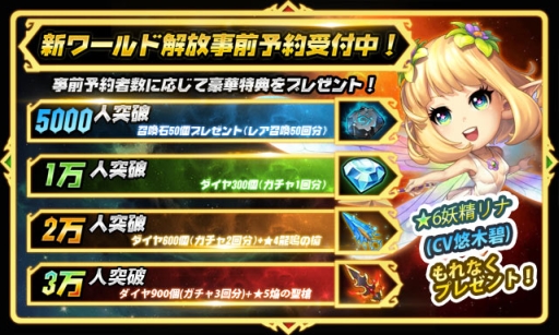 画像ギャラリー No.003のサムネイル画像 / 「クロノスブレイド」1周年&新ワールド開放に向けた事前予約が2万件を突破