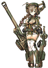 画像ギャラリー No.006のサムネイル画像 / NTTぷらら，戦略SLG「りっく☆じあ〜す」のスマホアプリ版を8月より順次配信。新ユニット「90式戦車II型（水着Ver）」を4Gamerで独占公開
