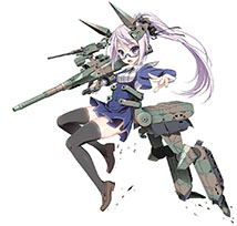 画像ギャラリー No.008のサムネイル画像 / NTTぷらら，戦略SLG「りっく☆じあ〜す」のスマホアプリ版を8月より順次配信。新ユニット「90式戦車II型（水着Ver）」を4Gamerで独占公開