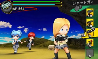 画像ギャラリー No.009のサムネイル画像 / 「暗殺教室 アサシン育成計画!!」のミッションで使える武器などの情報が公開。生徒たちはナイフやミサイル,殺せんせーは触手や分身で戦う