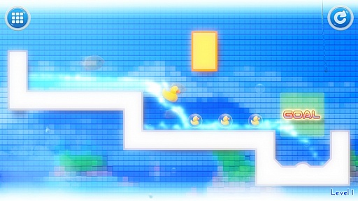 画像ギャラリー No.004のサムネイル画像 / アヒルちゃんをゴールへ導く物理パズルゲーム「お水のパズル a[Q]ua (アキュア) 〜アヒルちゃんを救え！〜」を紹介する「（ほぼ）日刊スマホゲーム通信」第1013回