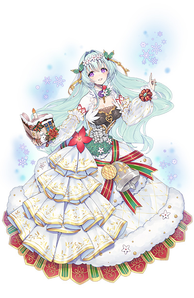 画像ギャラリー No.001のサムネイル画像 / 「グリムノーツ Repage」，女神キュベリエや人魚姫たちがクリスマス衣装で登場。2020年1月には公式番組の配信も