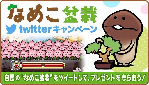 画像ギャラリー No.001のサムネイル画像 / 「なめこ栽培キット HD」&「なめこ栽培キットSeasons HD」でTwitterキャンペーン