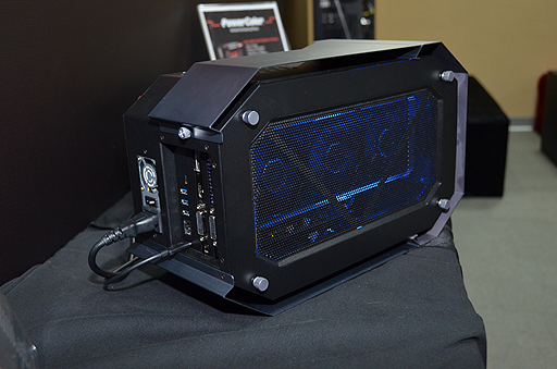 画像ギャラリー No.007のサムネイル画像 / ［COMPUTEX］PowerColorが外付けグラフィックスボックス「DEVIL BOX」を公開。「Polaris」向けのGPUクーラー単体も
