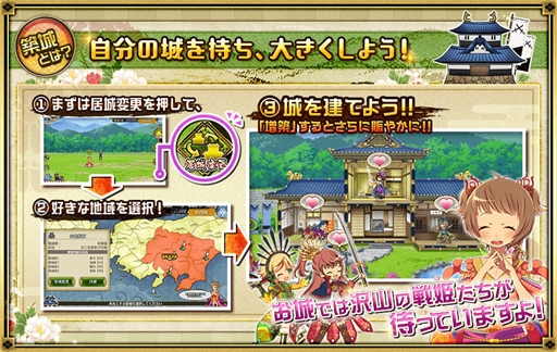 画像ギャラリー No.002のサムネイル画像 / 「戦国プロヴィデンス」，全国に自分だけの居城を築ける新機能「築城」が実装。期間限定のログインボーナス＆セールの開催も