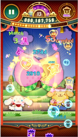画像ギャラリー No.004のサムネイル画像 / パズルゲーム「サンリオ ファンタジーシアター」，iOS/Android版が配信開始