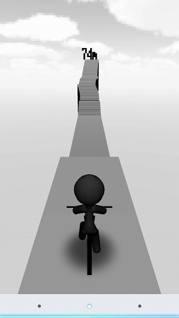 画像ギャラリー No.003のサムネイル画像 / チャリ走がついに(?)立体化。スマホ向けアクションゲーム「跳びだせ!チャリ走3D」を紹介する「(ほぼ)日刊スマホゲーム通信」第1057回